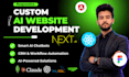 build a react js next js angular js ai website or mvp for startups