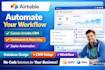 design airtable database, crm, automation and dashboard