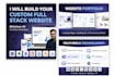 develop custom business website, full stack website development