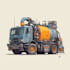 design a flat web illustration