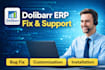install, fix and customize dolibarr erp on cpanel or vps