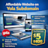create a professional 1 page website using yola