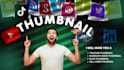 make you a professional youtube thumbnail