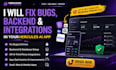 fix bugs, backend and integrations in your hercules ai app