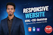 design a responsive landing page for your business