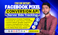 setup facebook pixel conversion API, fix meta pixel, server side tracking by GTM
