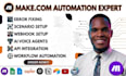 fix make com automation make com expert make com social media scenario made com