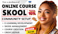 setup skool community credit repair skool online course content course migration