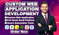 build saas web app, custom web application as a full stack developer