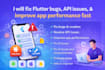 quick fix flutter bugs, API issues and improve app performance