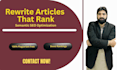 rewrite articles using semantic SEO to improve rankings