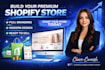 build your premium shopify website with full branding