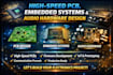 design high speed pcb, embedded systems and audio hardware