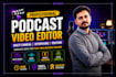 edit professional podcast videos with multicam editing