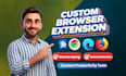 create custom chrome extension or script
