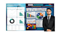 create excel dashboard, data visualisation, charts, graphs and automated reports