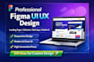 do figma website design and UI UX website mockup