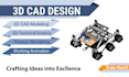 do cad modeling for mechanical and industrial designs
