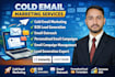 build a cold email campaign and send bulk email marketing