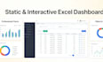 build a professional excel dashboard with data analysis