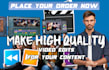 make high quality video edits for your content