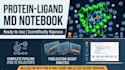 create professional protein ligand molecular dynamics notebook