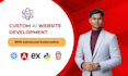 develop ai website, ai chatbot, ai web application, ai software developer