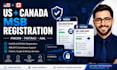handle US fincen and canada fintrac msb registration for your business
