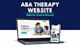 design professional aba therapy website for your official therapy website