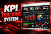 create professional google sheets KPI tracking systems and dashboards