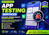 do app and website testing, moblie app testing, QA, IOS, with detailed reports