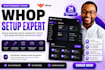 setup new and existing whop community setup discord server within 24 hours