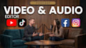 edit podcast video and podcast audio professionally