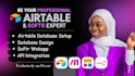 setup airtable design airtable automation database and softr expert