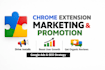 chrome extension promotion, extention downloads and review extension marketing