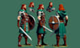 make low poly 3d model low poly character game assests 3d character game art