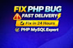 fix PHP mysql errors, bugs and database issues quickly