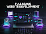 develop a full stack web app with frontend, backend and API