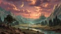 design amazing fantasy landscape