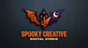 design a spooky and creative halloween logo