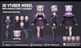 do 3d vtuber rigging live2d vtuber model  anime vtuber vtuber rigging for vtube