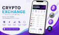 develop a secure crypto exchange website and app