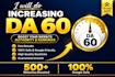 increase domain authority to 60 fast with an SEO strategy