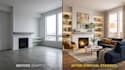 virtual staging and renovation for real estate photos