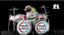 do this funny dj dog playing drum video ad