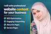 write professional website content for your business