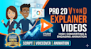 create top notch 2d animated explainer videos and vyond animated ads