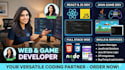 create web apps, websites and games using java and react js