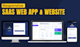 create saas web app and website as full stack developer for your institute