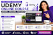 create online course content, course creation teachable udemy video course